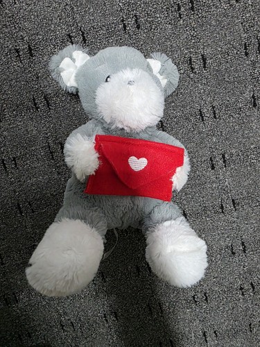 Grey teddy bear plush - teddy,