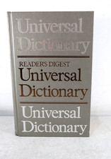 Universal Dictionary By Readers Digest 1st Edition