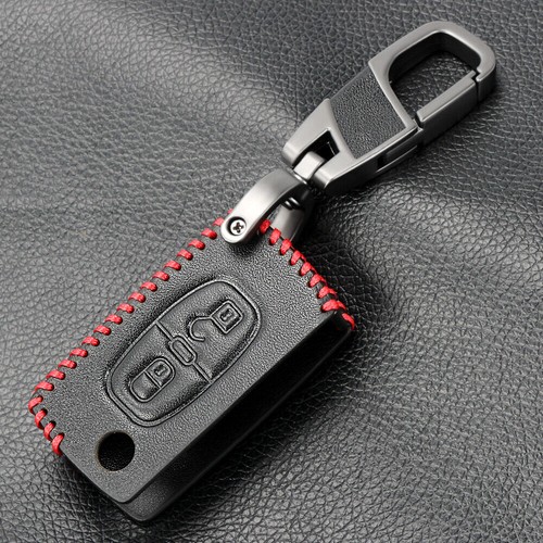 Leather car key - leather, for