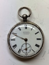 A Dublin Hallmarked Silver Fusee Pocket Watch
