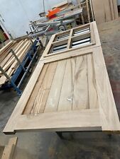Solid Oak Mortice & Tenon Stable Door with 4 Glazed Panels CUSTOM SIZES SD4