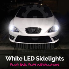For Seat Leon MK1 MK2 FR 1999-2012 White LED Side Light sidelights Upgrade Bulbs