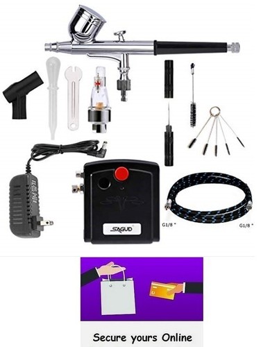 Sagud airbrush kit with mini - kit,