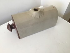 Antique stoneware bed warmer hot water bottle c.1910