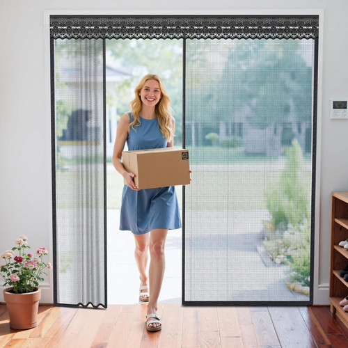 Retractable screen door with - retractable,