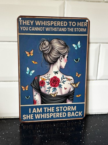 She whispered metal wall - she,