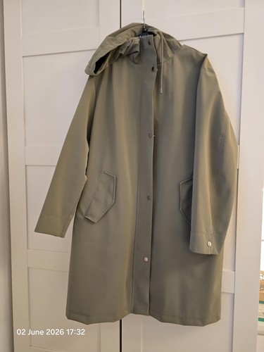 Zara khaki parka - parka, m