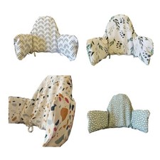 Easy to Clean High Chair Cushion Sitting Back Support Pad with Detachable Lining