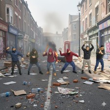 FG54 Rioting Figures (x6)