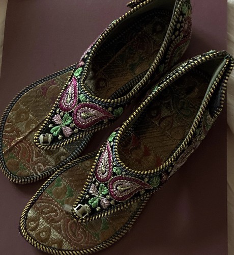 New embroidered strappy flat - embroidered,
