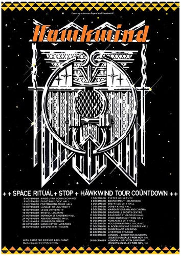 Hawkwind rock band tour - rock, 22