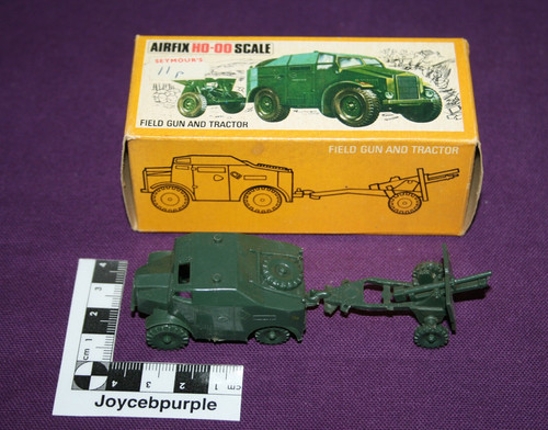 Airfix poly field gun and - poly,