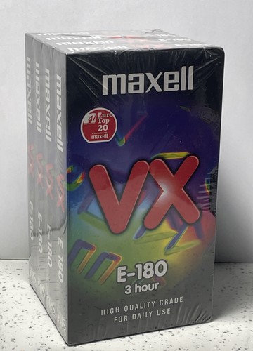 Maxell 180 hour vhs - e-180, 3