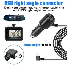 Power Cord Car Charger Dual USB DVR Charging Cable Dash Cam Charger DVR Camera