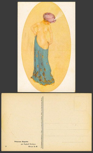 Raphael kirchner old postcard - raphael,
