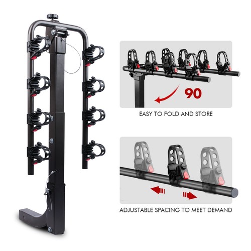 Rear hitch bike rack - bike,