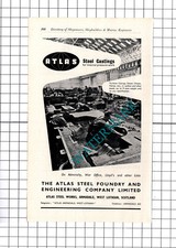 The Atlas Steel Works Armadale / Schat Davits Ltd   Advert - c.1957