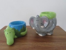 2 Kitsch CROCODILE & ELEPHANT