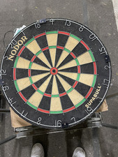 Londoner Genuine Supabull Steel Tip Dartboard by Nodor Vintage Rare Christmas