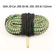 Brass Cal30 308 30-06 300 303 7.62 Cleaning Rope Rifle Pistol Bore Cleaner Brush