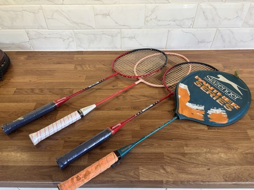 Set four badminton - of,