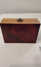 A Small Wooden Jewellery