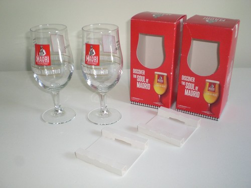 Madri pint glasses x2 - madri,