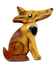 Marie Christine Pavone Galalis Pin Brooch IWZ07