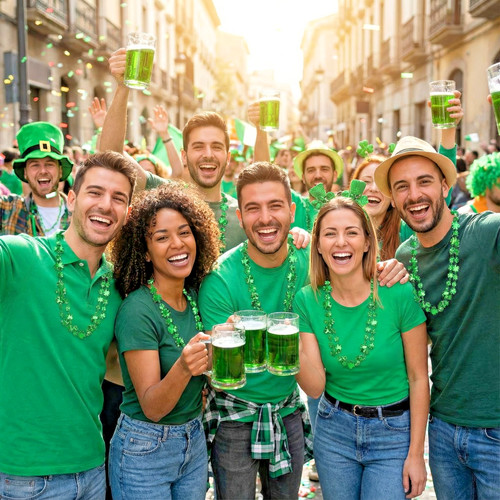 Pack necklace shamrock - of,