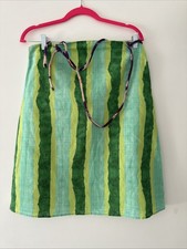 ZARA linen And Cotton Happy Summer Dress All Shades Of Green Size M