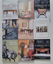 x9 Antique Fine Furniture Auction Catalogues Christie's Bonhams Joblot Bundle