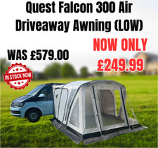 Quest Falcon AIR 300 LOW inflatable drive away motorhome awning A3507A