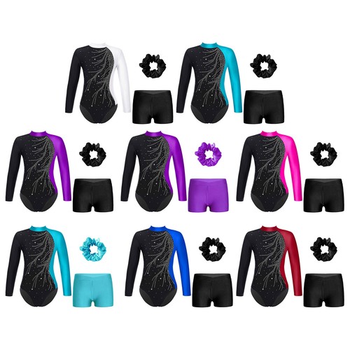 Girls gym leotard with - uk,