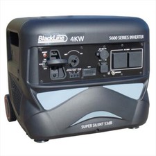 Blackline Power 5600R 4kw Inverter Petrol Generator Recoil Start Quiet 53db