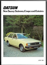 Datsun Nissan Sunny 1980-81 UK