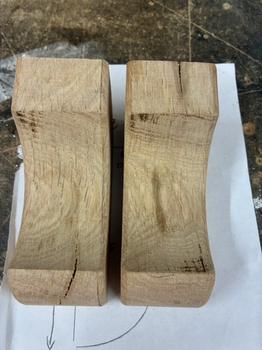 Pair small handmade solid - pair,