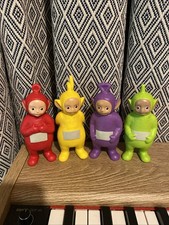 Teletubbies Set Of 4 Plastic Figures Toys (b1)