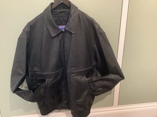Mens black leather flying - mens, /