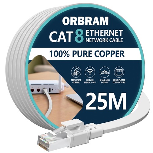 25m cat8 ethernet cable - cat8,