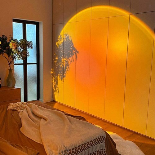 Sunset lamp projection - sunset,