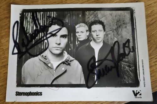 Stereophonics early signed - stereophonics, a5