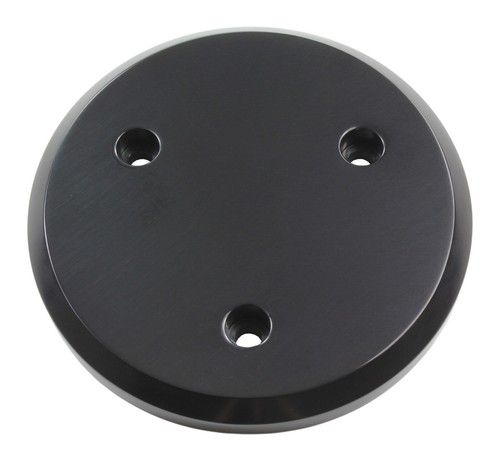 Engine cover aluminium black - cover,