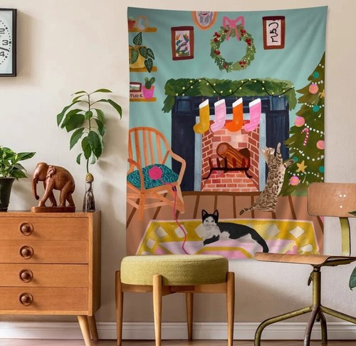 Christmas tree fireplace - tree,