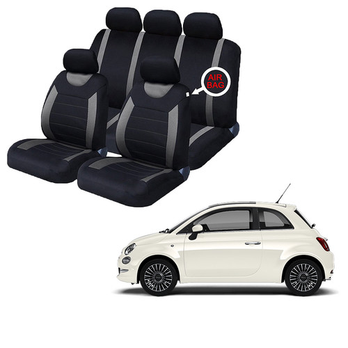 For fiat 500 black - for,