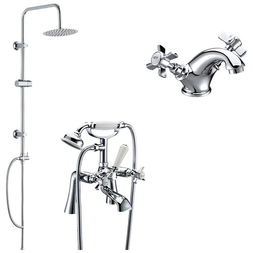 Traditional bath shower mixer - shower,