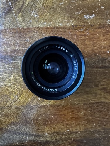 Mamiya sekor 45mm 8 - c, f2.8