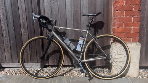 Titanium bike frame - titanium, from
