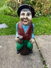 Vintage folk art carved wooden