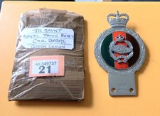 J R Gaunt Royal Tank Regiment Car Badge