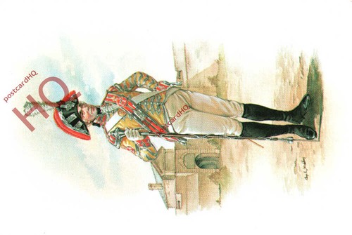 Postcard military uniform - postcard:-military,